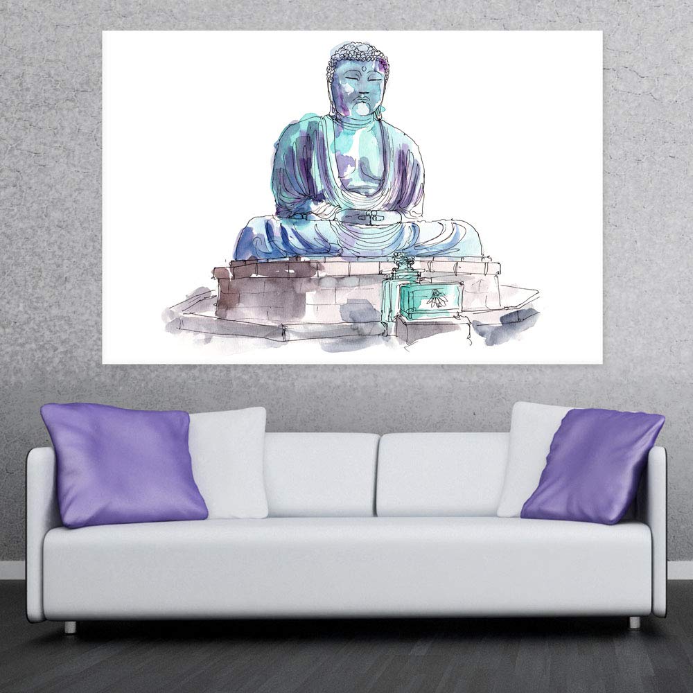 inep-b07hvzzddj-image-of-buddha-tiful-unframed-canvas-that_ll-make-your-walls-zen-showcasing-a-serene-great-buddha-of-kamakura-illustration-on-pure-cotton-canvas.jpeg